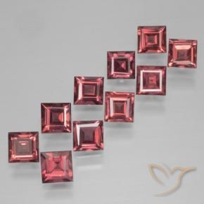 4.62 ct natürliche tiefrot Pyrop-Granat-Edelsteine, Quadrat, VS