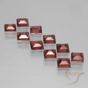 3.98 ct natürliche tiefrot Pyrop-Granat-Edelsteine, Quadrat, VS