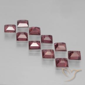 4.42 ct natürliche Mittel-Dunkelrot Pyrop-Granat-Edelsteine, Quadrat, VS