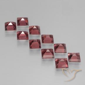 4.68 ct natürliche Mittelrot Pyrop-Granat-Edelsteine, Quadrat, VS