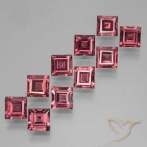 4.26 ct natürliche tiefrot Pyrop-Granat-Edelsteine, Quadrat, VS