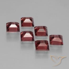 2.66 ct natürliche tiefrot Pyrop-Granat-Edelsteine, Quadrat, VS
