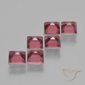 2.54 ct natürliche tiefrot Pyrop-Granat-Edelsteine, Quadrat, VS