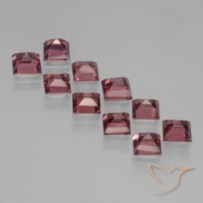 4.00 ct natürliche Mittelrot Pyrop-Granat-Edelsteine, Quadrat, VS