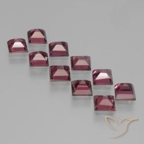 4.30 ct natürliche dunkelrot Pyrop-Granat-Edelsteine, Quadrat, VS