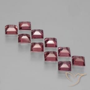 4,13 ct natürliche roter Pyrop-Edelsteine, Quadrat, VS
