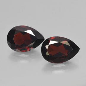 4,31 ct natürliche roter Pyrop-Edelsteine, Birnenform, VVS-VS