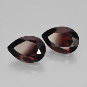 4,31 ct natürliche roter Pyrop-Edelsteine, Birnenform, VVS-VS