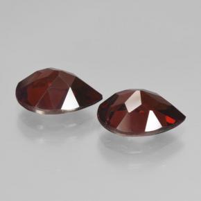 4.95 ct natürliche Schwärzlich Rot Pyrop-Granat-Edelsteine, Birnenform, VVS-VS