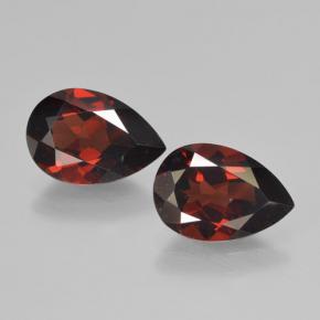 4,02 ct natürliche roter Pyrop-Edelsteine, Birnenform, VVS-VS