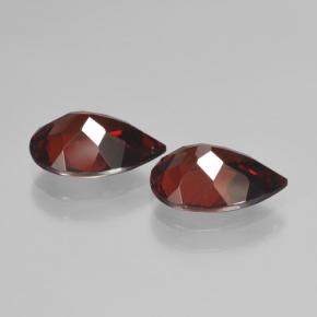 4,02 ct natürliche roter Pyrop-Edelsteine, Birnenform, VVS-VS