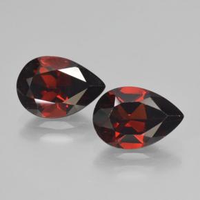 4,67 ct natürliche roter Pyrop-Edelsteine, Birnenform, VVS-VS