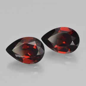 4,67 ct natürliche roter Pyrop-Edelsteine, Birnenform, VVS-VS