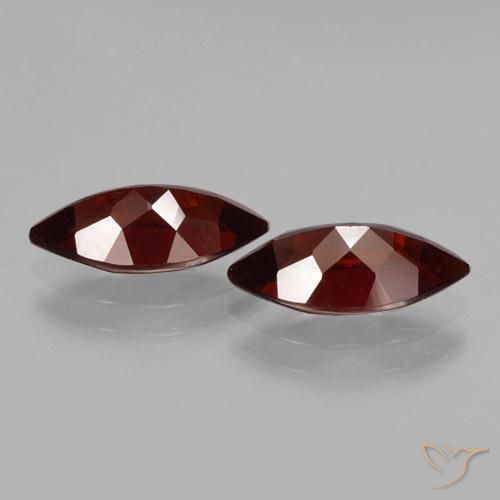 4.47 ct natürliche dunkelrot Pyrop-Granat-Edelsteine, Marquise, VVS-VS