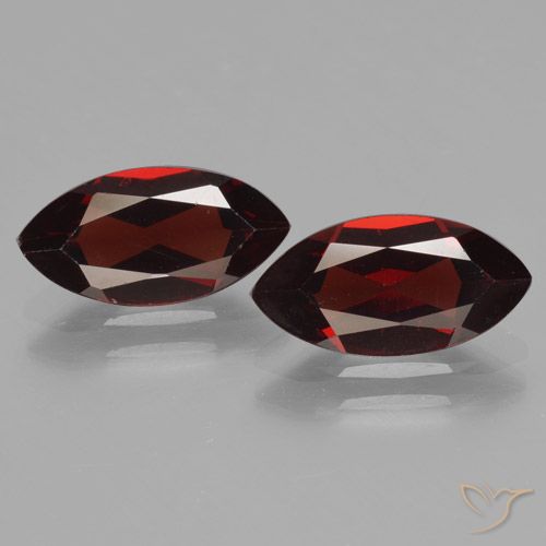 4.18ctw Natürlicher tiefrot Pyrop-Granat, Marquise, VVS-VS