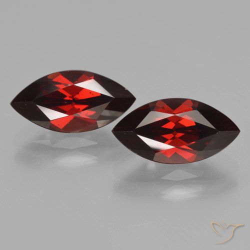 4.71ctw Natürlicher tiefrot Pyrop-Granat, Marquise, VVS-VS