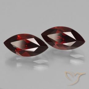 4.71 ct natürliche tiefrot Pyrop-Granat-Edelsteine, Marquise, VVS-VS