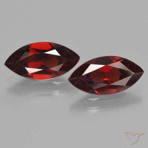 3.74ctw Natürlicher dunkelrot Pyrop-Granat, Marquise, VVS-VS