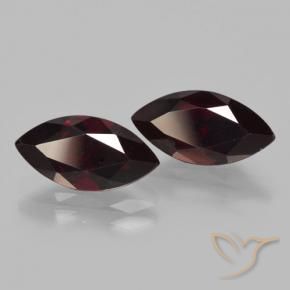 4.55 ct natürliche Schwärzlich Rot Pyrop-Granat-Edelsteine, Marquise, VVS-VS