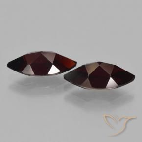 4.55 ct natürliche Schwärzlich Rot Pyrop-Granat-Edelsteine, Marquise, VVS-VS