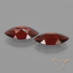 3.08 ct natürliche dunkelrot Pyrop-Granat-Edelsteine, Marquise, VVS-VS