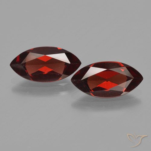 3.61ctw Natürlicher tiefrot Pyrop-Granat, Marquise, VVS-VS