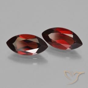 4.04 ct natürliche tiefrot Pyrop-Granat-Edelsteine, Marquise, VVS-VS