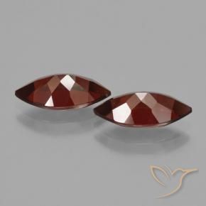 4.40 ct natürliche dunkelrot Pyrop-Granat-Edelsteine, Marquise, VVS-VS