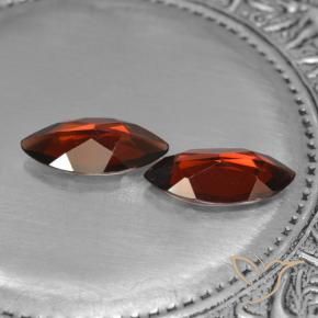3.56 ct natürliche Tiefes Blutrot Pyrop-Granat-Edelsteine, Marquise, VVS-VS