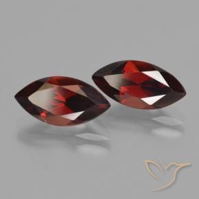 4.54 ct natürliche dunkelrot Pyrop-Granat-Edelsteine, Marquise, VVS-VS