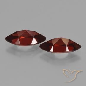 4.54 ct natürliche dunkelrot Pyrop-Granat-Edelsteine, Marquise, VVS-VS