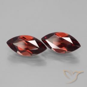 3.91 ct natürliche Merlot Rot Pyrop-Granat-Edelsteine, Marquise, VVS-VS
