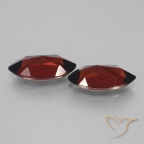 4.37 ct natürliche dunkelrot Pyrop-Granat-Edelsteine, Marquise, VVS-VS
