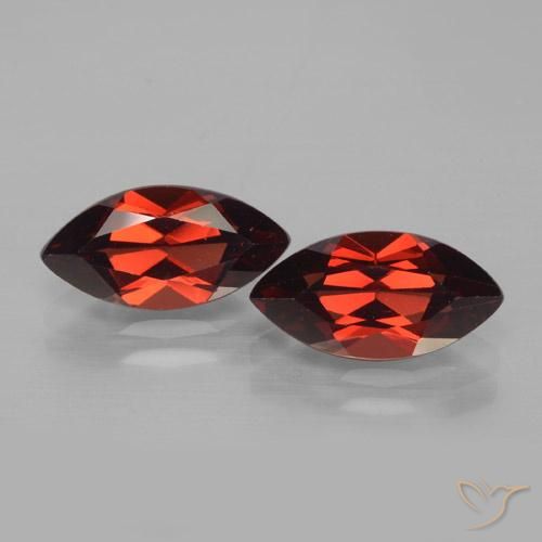 4.45ctw Natürlicher Tiefes Blutrot Pyrop-Granat, Marquise, VVS-VS