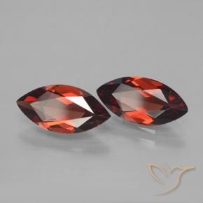 3.52 ct natürliche tiefrot Pyrop-Granat-Edelsteine, Marquise, VVS-VS