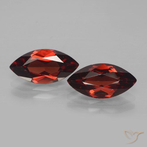 4.04ctw Natürlicher tiefrot Pyrop-Granat, Marquise, VVS-VS