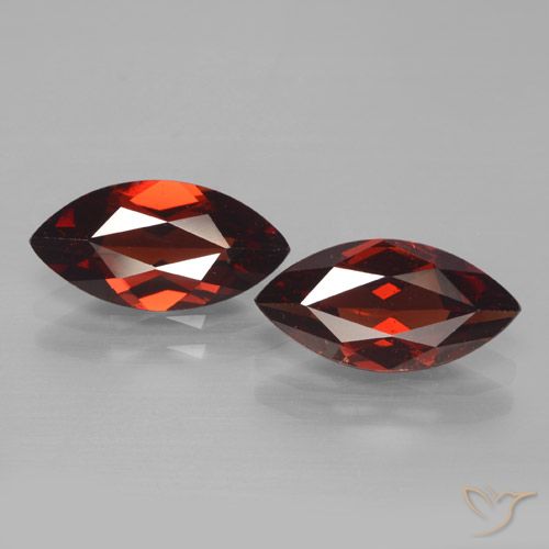 3.94ctw Natürlicher Merlot Rot Pyrop-Granat, Marquise, VVS-VS
