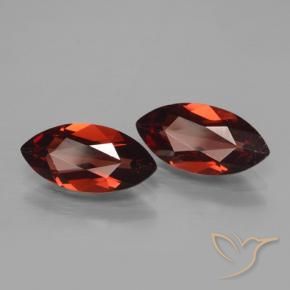 3.86 ct natürliche tiefrot Pyrop-Granat-Edelsteine, Marquise, VVS-VS