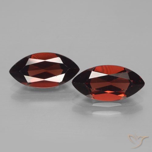 4.18ctw Natürlicher dunkelrot Pyrop-Granat, Marquise, VVS-VS