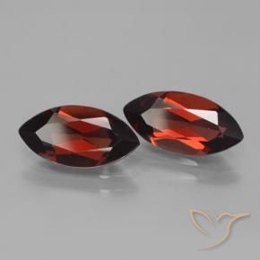 4.18 ct natürliche dunkelrot Pyrop-Granat-Edelsteine, Marquise, VVS-VS
