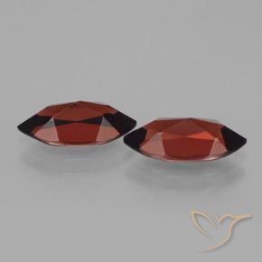4.18 ct natürliche dunkelrot Pyrop-Granat-Edelsteine, Marquise, VVS-VS