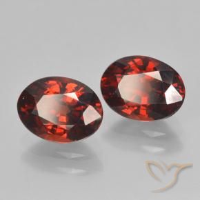 3,09 ct natürliche roter Pyrop-Edelsteine, Oval Schliff, VVS-VS