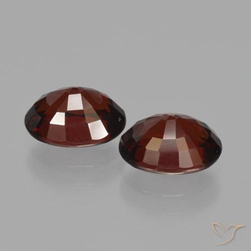 3.38 ct natürliche dunkelrot Pyrop-Granat-Edelsteine, Oval, VVS-VS