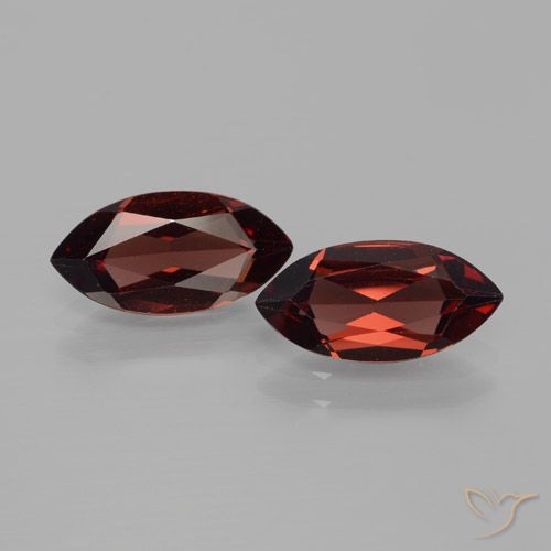 3.85ctw Natürlicher tiefrot Pyrop-Granat, Marquise, VVS-VS
