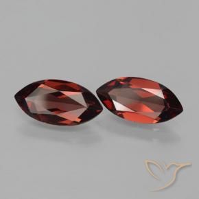 3.85 ct natürliche tiefrot Pyrop-Granat-Edelsteine, Marquise, VVS-VS