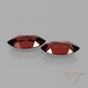 3.85 ct natürliche tiefrot Pyrop-Granat-Edelsteine, Marquise, VVS-VS