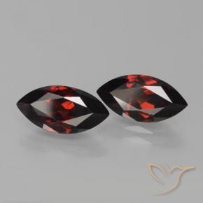 4.32 ct natürliche dunkelrot Pyrop-Granat-Edelsteine, Marquise, VVS-VS