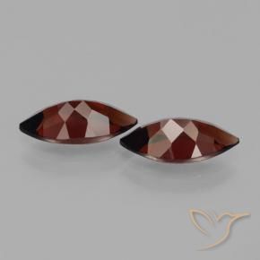 4.32 ct natürliche dunkelrot Pyrop-Granat-Edelsteine, Marquise, VVS-VS