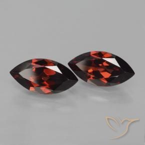 4.28 ct natürliche tiefrot Pyrop-Granat-Edelsteine, Marquise, VVS-VS