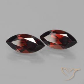 4.55 ct natürliche Tiefes Blutrot Pyrop-Granat-Edelsteine, Marquise, VVS-VS